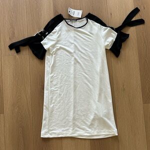 Zara Black and White Mini Dress